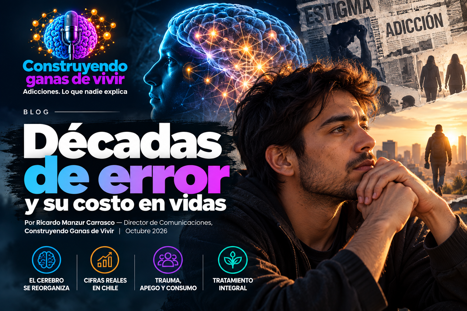 Adicción en Chile: la enfermedad cerebral que el sistema trata como debilidad